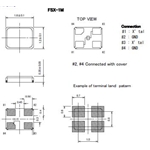 Fujicom晶振,FSX-1M晶振,SMD水晶振動子