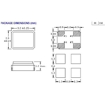 Oscilent晶振,435-12.0M-3EN-TTS晶振,SMD振蕩器
