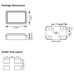 27825.0M0910KSTR,6G電信設(shè)備晶振,奧斯康利3225mm晶振